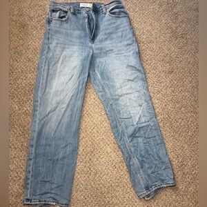 Abercrombie & Fitch Ankle Straight Ultra High Rise Jeans